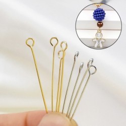 200 db Kilenc karakterű tű DIY kézzel készített gyöngyös anyag ékszerek készítéséhez