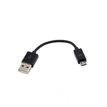 Univerzális, 10 cm-es USB 2.0 A–Micro B adatszinkronizáló kábel vezeték mobiltelefon PC laptophoz, új dugaszoló kábel