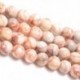 Cikk átmérője: 4mm 91db gyöngy - Természetes vörös hálózati jáspis gyöngyök rodonit kerek laza kőgyöngyök