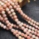 Cikk átmérője: 4mm 91db gyöngy - Természetes vörös hálózati jáspis gyöngyök rodonit kerek laza kőgyöngyök
