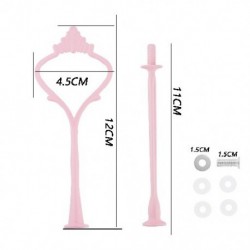 Szín: kis korona rózsaszín - Kétrétegű gyümölcstálas szilikon forma tortatartóval barkácsolt kristály epoxi