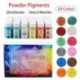 Szín: Style7 24Colors - 6-26 db epoxigyanta diffúziós pigment epoxigyanta pigment UV gyanta csillogó színező pigment
