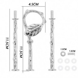 Szín: kis korona fekete - Háromrétegű gyümölcstál szilikon forma tortatartóval barkácsolt kristály epoxi
