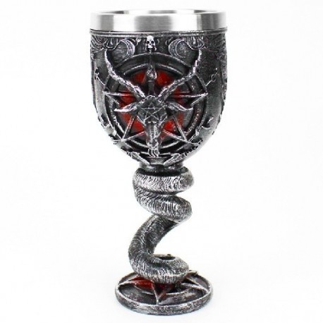 Szín: 2 - 600ml 200ml Baphomet Pentagram kürtös serleg Borospohár gótikus Wicca pogány misztikus kávés söröskorsók