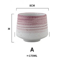 Szín: A - Kerámia csésze nagy kapacitású porcelán kávéscsészék Tea csésze sör teásedény 170 ml kávés Whiskey