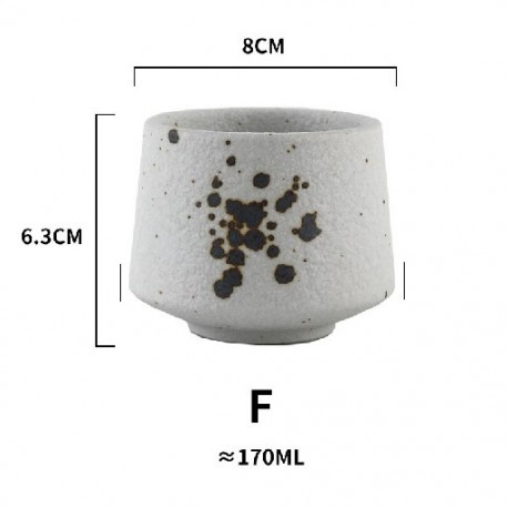 Szín: F - Kerámia csésze nagy kapacitású porcelán kávés csésze tea csésze sör teásedény 170 ml kávé Whiskey