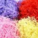 Szín: Glitter tó kék - 10/30/50/100g papír Raffia aprított dekoráció barkács dekor kiegészítők konfetti díszdoboz