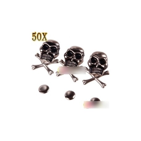 50db 15mm kopony Szellem szegecs  Punk Rock karkötő táska dísz  karkötő kiegészítő DIY