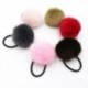 Szín: 42 - 1 db aranyos pompon hajkötők Rugalmas hajgumi gyerekeknek gumiszalagok Pompone labdák lófaroktartók Hajkötelek