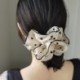 Szín: pillangó - Túlméretes Scrunchie Korea nagy organza hajcsipesz női pillangót szerető szív rugalmas hajpántok sifon