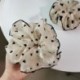 Szín: 001 - Túlméretes Scrunchie Korea nagy organza hajcsipesz női pillangót szerető szív rugalmas hajpántok sifon