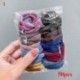 Szín: 1 - 100db/50db Női Lány Scrunchies Pack Elasztikus Hajpántok 3,5cm Tömör hajkötőkötelek Fejfedő Gumi