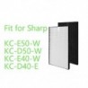 H12 Hepa szűrő FZ-D40HFE és aktív szénszűrő FZ-D40DFE Sharp KC-D40 KC-D50 KC-D40Y KC-E40-W KC-E50-W KC-F50-W