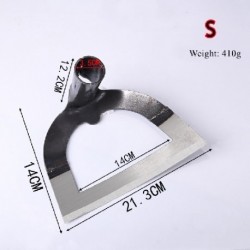 Szín: S - Kézi üreges kapa sűrített mangán acél Mezőgazdasági Gyomlálás Kapa Ültetés Zöldségkertészet