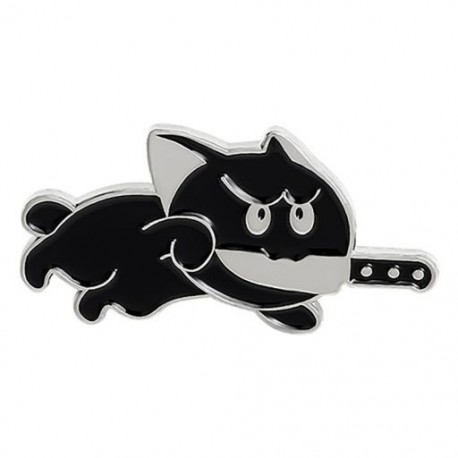 Fém színe: XZ3179 - Állatkés bross macska kacsa róka béka nyúl pingvin bérgyilkos fogantyú ruházati kiegészítők