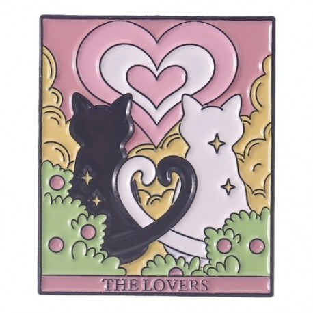 Fém színe: XZ6442 - Punk stílusú Tarot sorozat Bross Hold Nap Csillag Bross Koponya Festék Halloween Ruházat