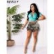 Szín: Army Green L - Akaily Summer Camouflage Booty Booty Shorts For Woemn 2023 Utcai stílusú hétköznapi rövid nadrág