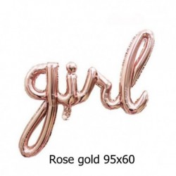 Szín: rose gold girl - 1 db rózsaarany összefűzött léggömb ONE fiú lány baba óriás betűs léggömb 1. születésnapi