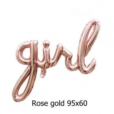 Szín: rose gold girl - 1 db rózsaarany összefűzött léggömb ONE fiú lány baba óriás betűs léggömb 1. születésnapi