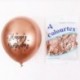 Szín: Rose gold - 10 db 12 hüvelykes Boldog születésnapi ballon dekor Rose Gold króm fém latex lufi gyerekeknek 1. 30.