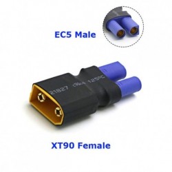 Szín: XT90-F - EC5-M - Új adapter XT60–XT90 EC5 EC3 T Deans XT30U dugós dugós csatlakozók 4,0 mm-es banándugós RC Lipo