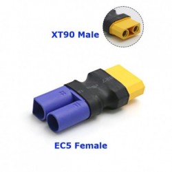 Szín: XT90-M - EC5-F - Új adapter XT60–XT90 EC5 EC3 T Deans XT30U dugós dugós csatlakozók 4,0 mm-es banándugós RC Lipo