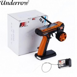 Szín: GR3E vevő - Flysky FS-GT3C GT3C adó távirányító GR3E vevővel RC autós teherautó lánctalpas Jeep Boat 4WD-hez