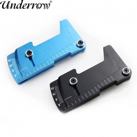 Szín: B stílus - CNC állítható vonalzó RC autó magasságának és keréktárcsa dőlésszögének 15 fokos ötvözet