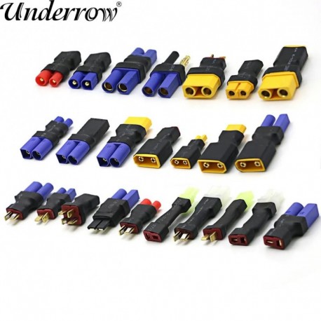 Szín: TM-től S Tam-F-ig - Adapter XT30 XT60 XT90 Traxxas T dugó Deans EC5 EC3 dugó-dugó HXT 4MM csatlakozók dugó RC Lipo