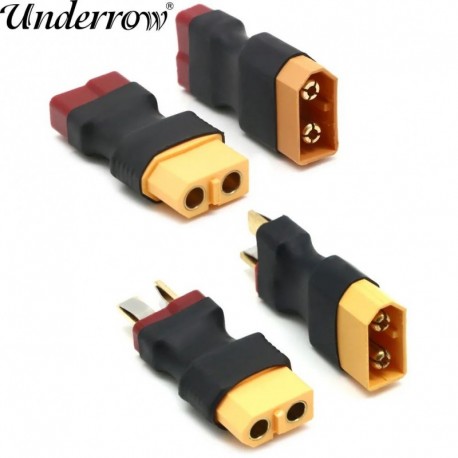 Szín: T Female - XT60 Fem - T dugasz az XT60 dugóhoz / T dugasz az XT60 aljzathoz RC helikopter négykopteres LiPo