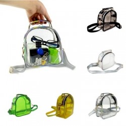 Szín: átlátszó fehér - Új lézeres átlátszó Messenger válltáska Divatos pénztárcák Egyszerű PVC zselés táska